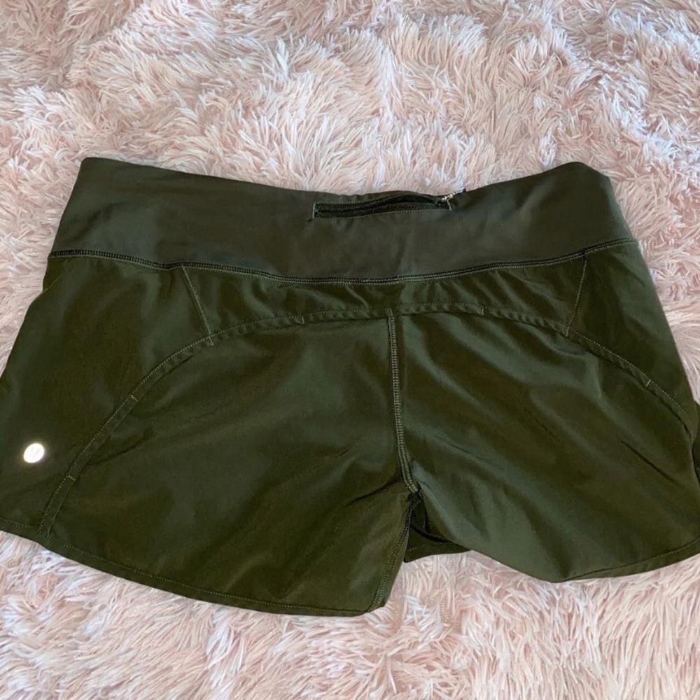 Army green shorts
